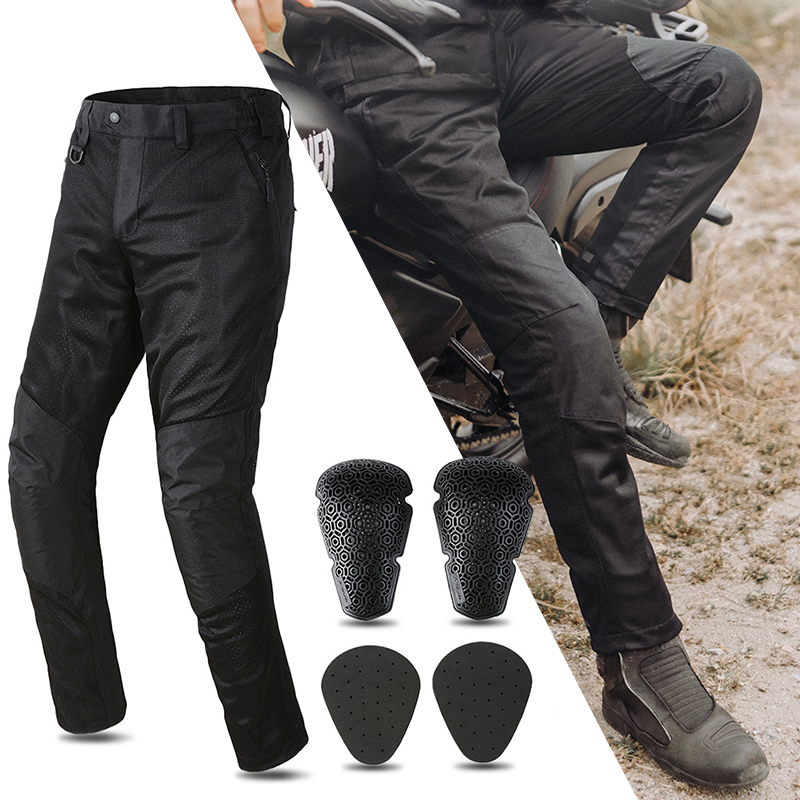 Summer Clothing Motorcycle - Letnie siatkowe spodnie motocyklowe męskie Off-road