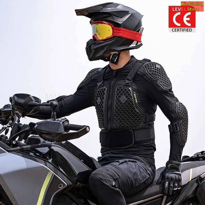 Summer Clothing Motorcycle - Odzież motocyklowa z ochraniaczami, letnia, oddychająca,