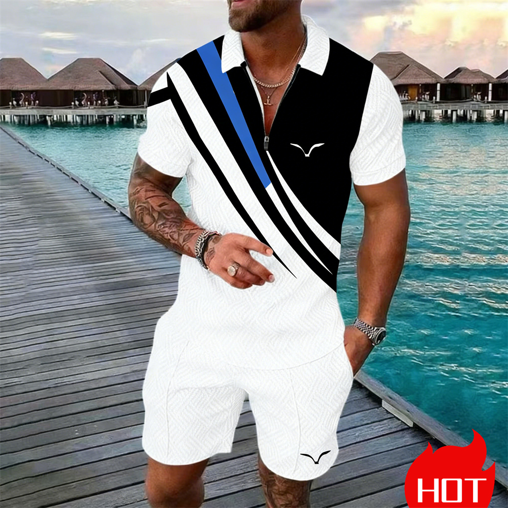 Summer Clothing Y2K - Letni Zestaw w Paski Y2k Odzież