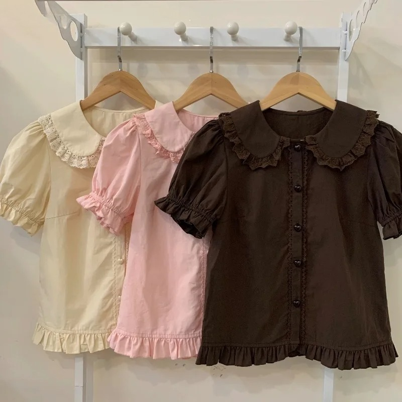 Summer Clothing Kids - Letnie japońskie koszulki Kawaii Lolita Kobiety