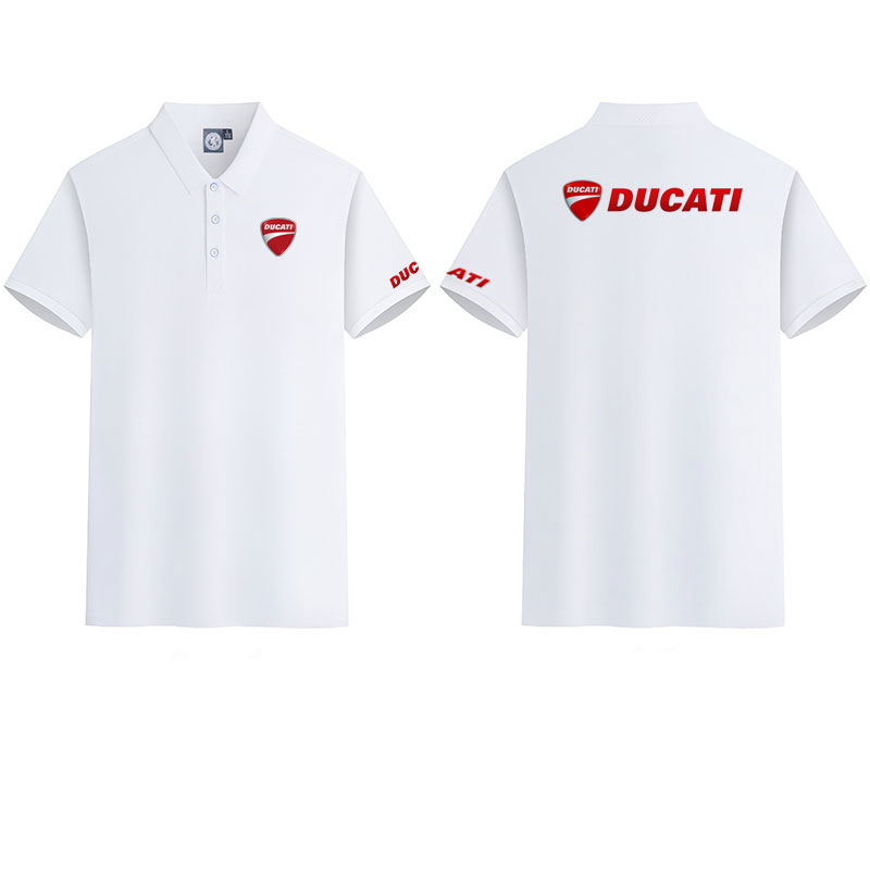 Summer Clothing Motorcycle - Koszulka polo Ducati Racing, strój kolarski