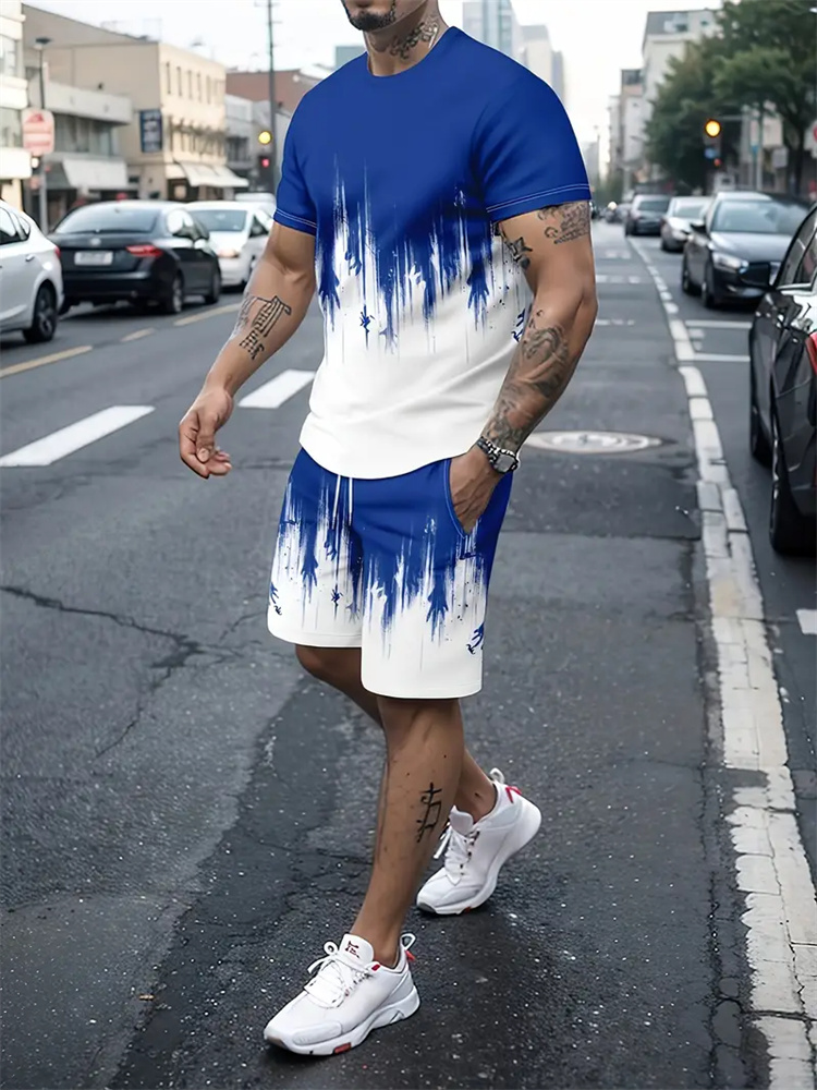 Męski Damski Gradientowy T-shi – Summer Alt Clothing recenzja i cena