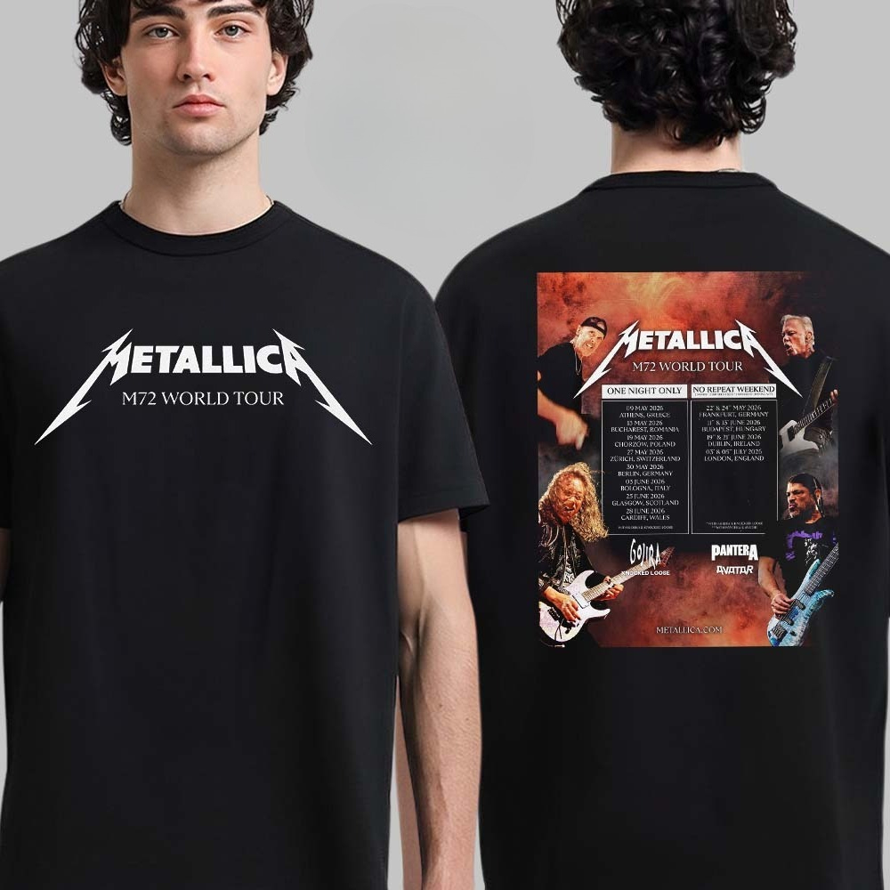 Metallica M72 World Tour Retur – Summer Clothing Europe recenzja i cena