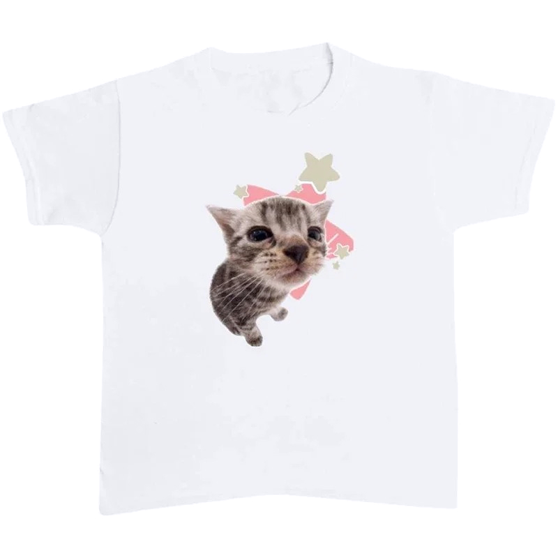 Koszulka Harajuku Cat Fairy Wo – Summer Clothing Reviews recenzja i cena