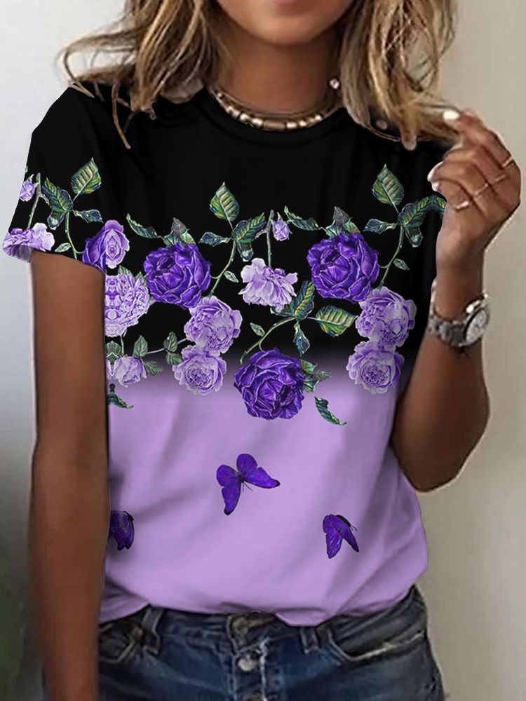 Letnie koszulki damskie z kwia – Summer Rose Clothing recenzja i cena