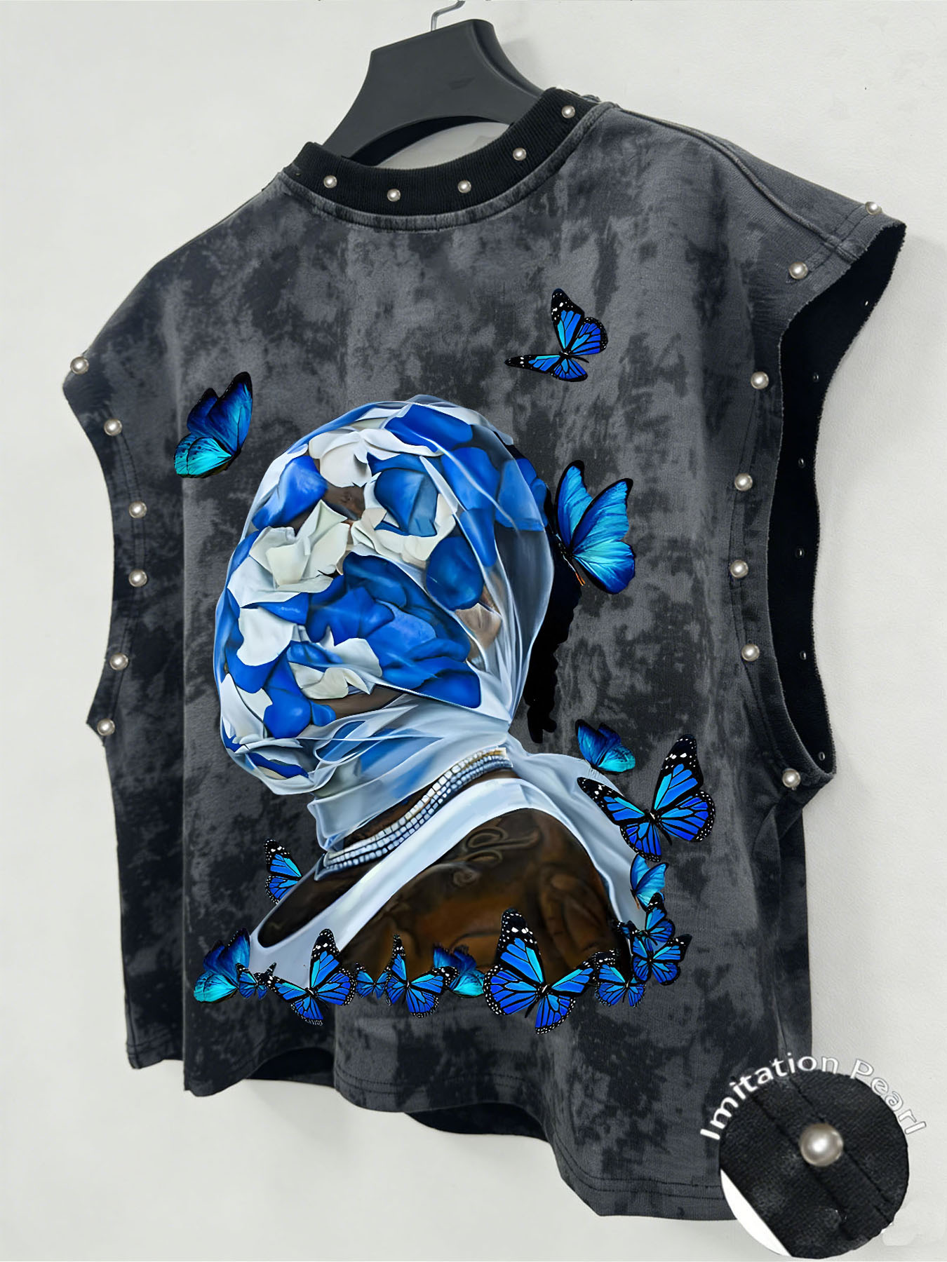 Męski bezrękawnik tie-dye, nie – Summer Rose Clothing recenzja i cena