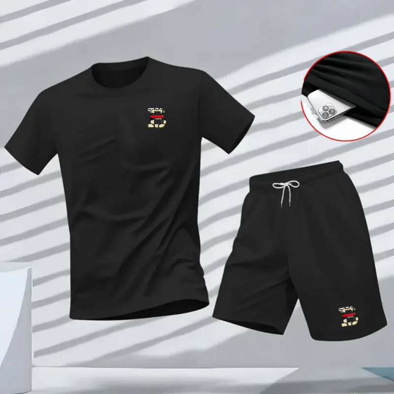 Męski zestaw: szybkoschnąca ko – Summer Clothing Outfits recenzja i cena