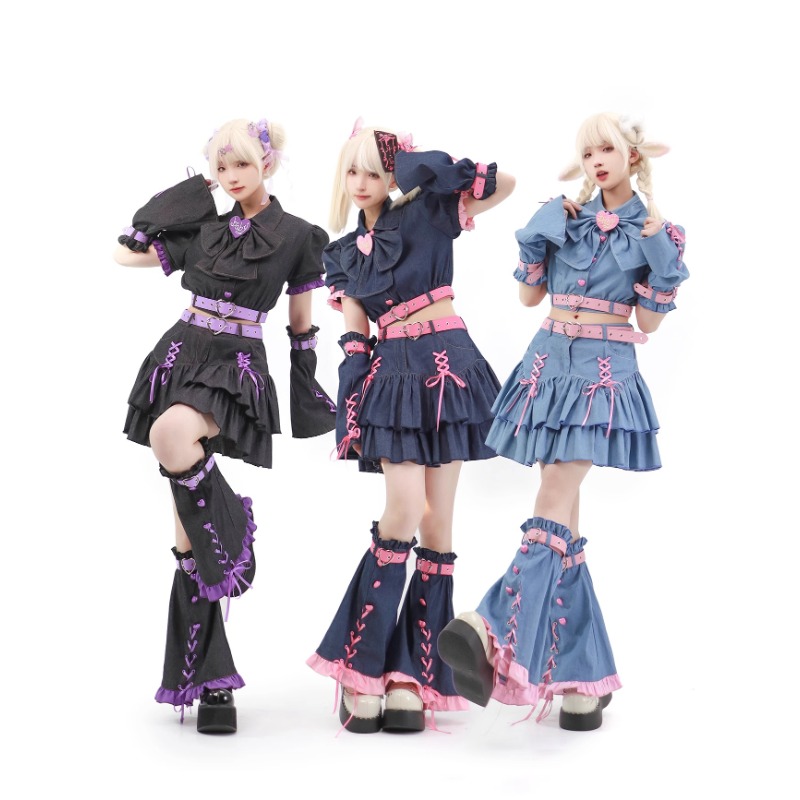 2024 Denim Sweetheart Y2k Set  – Summer Clothing Y2K recenzja i cena