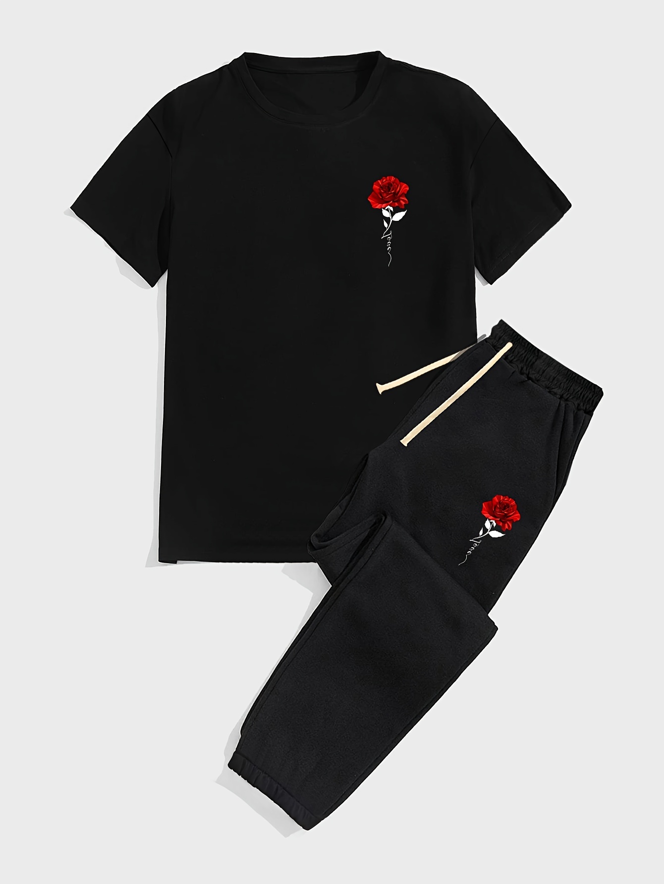 Męska moda nowa letnia koszulk – Summer Rose Clothing recenzja i cena