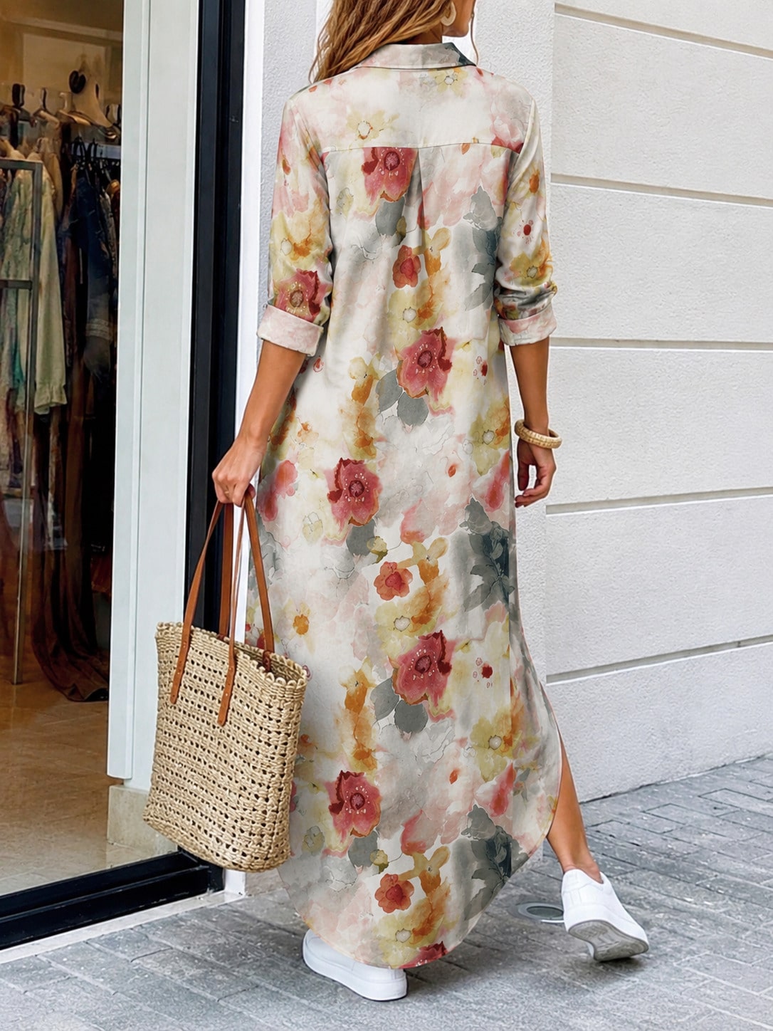Letnia, luźna sukienka koszulo – Summer Vacation Clothing Women recenzja i cena