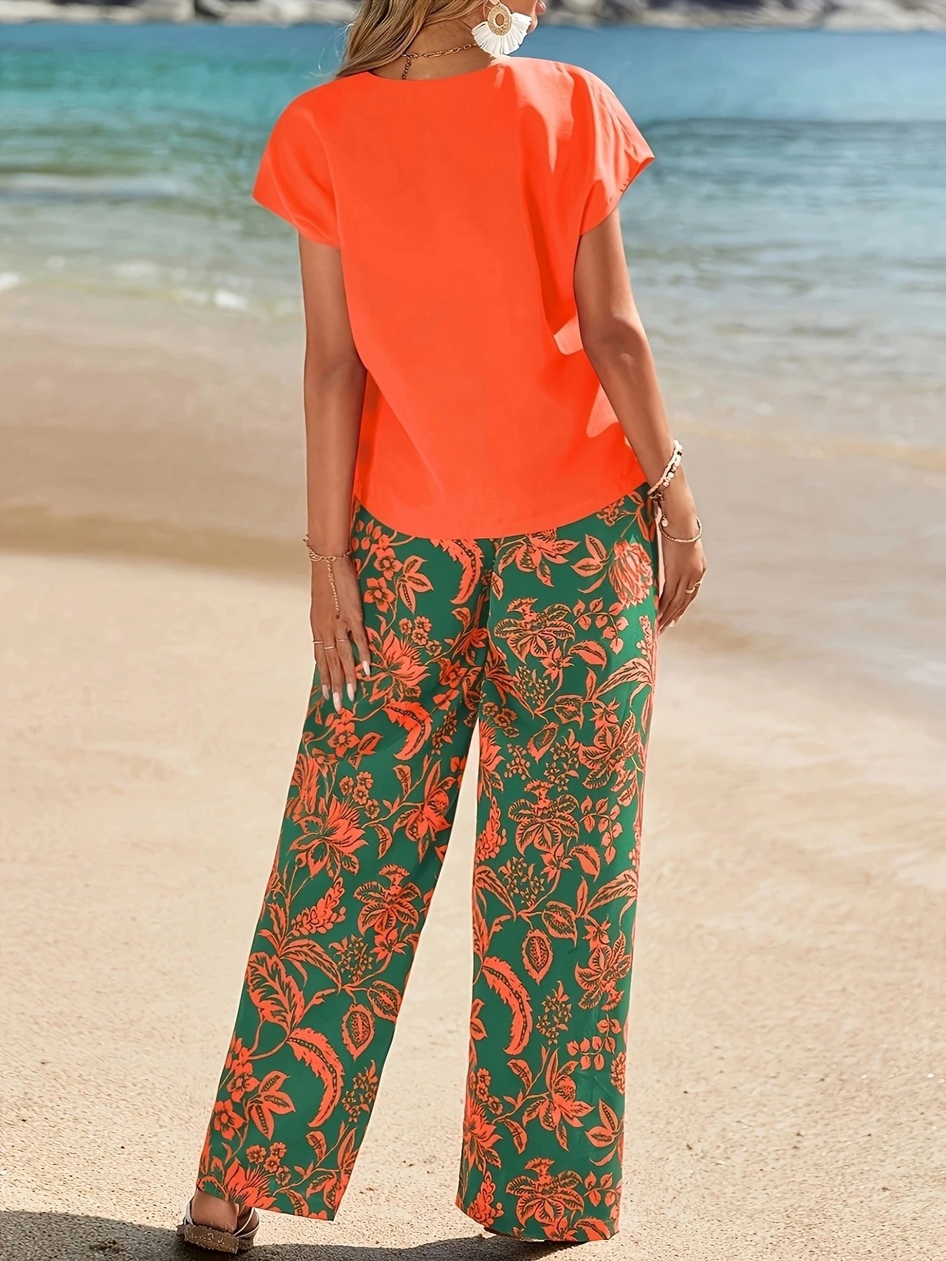 Damski letni komplet dwuczęści – Summer Vacation Clothing Women recenzja i cena